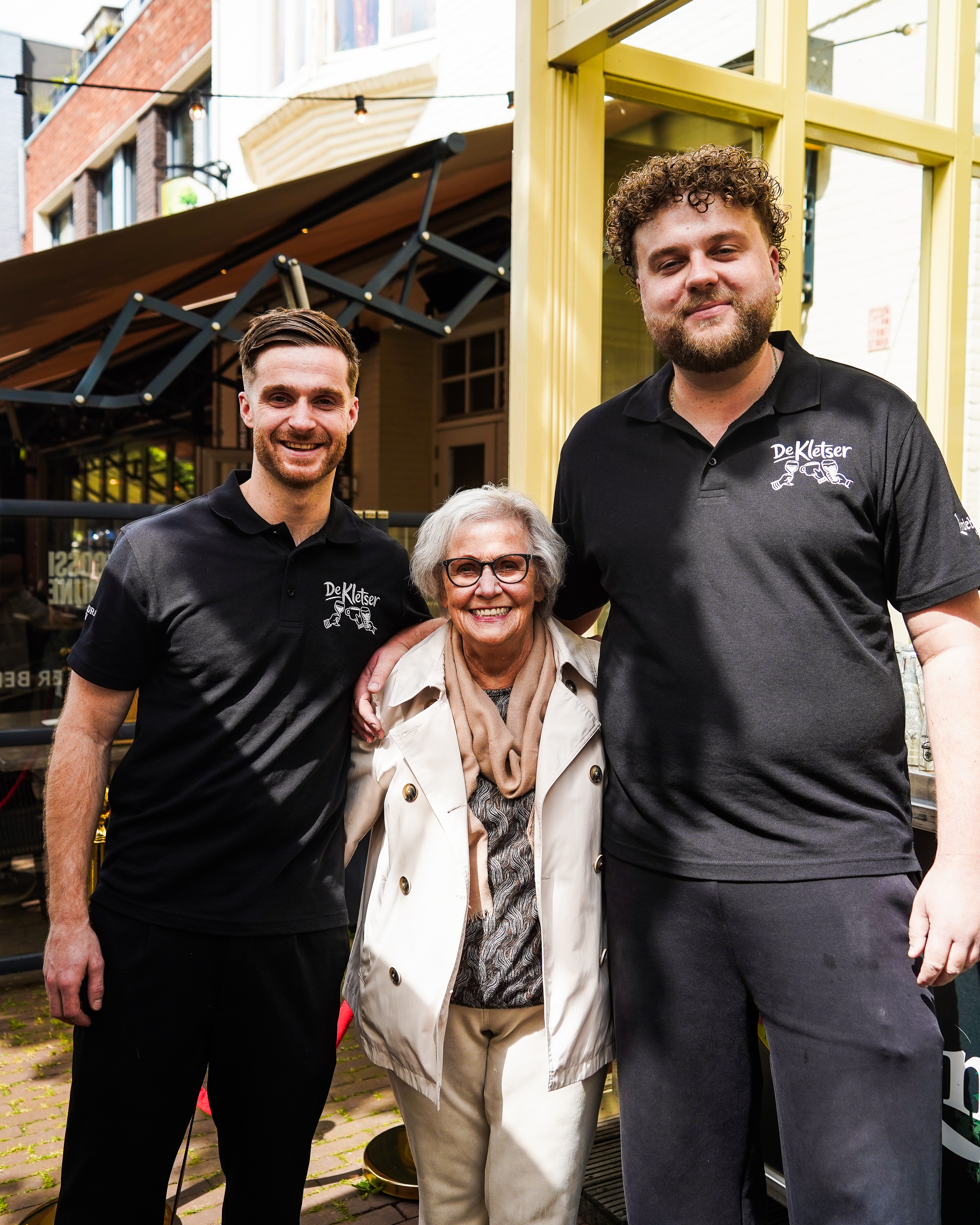 Bas van der Sterren en Menno Tros, eigenaren van café De Kletser in Horst